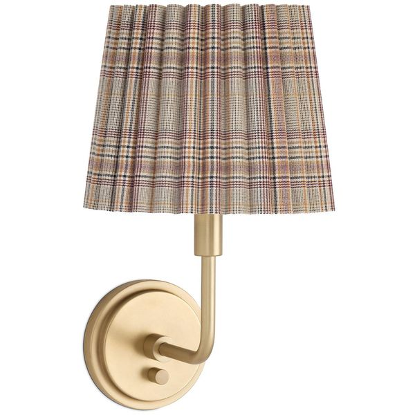 Polly Single Arm Sconce , Natur Brass/Umber yd7823542