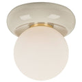 Tiffany Chandelier, Aged Brass/Textured Creme jn4130128
